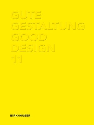 cover image of Gute Gestaltung / Good Design 11